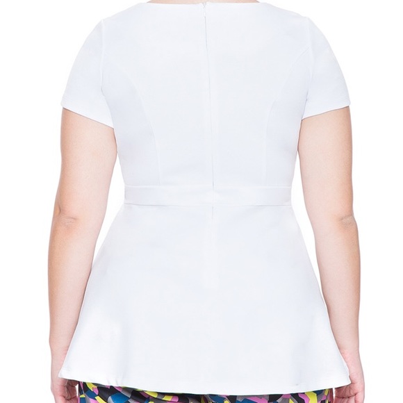 SOLD Eloquii Sara Flare Peplum Top 22 NWOT - Picture 6 of 6